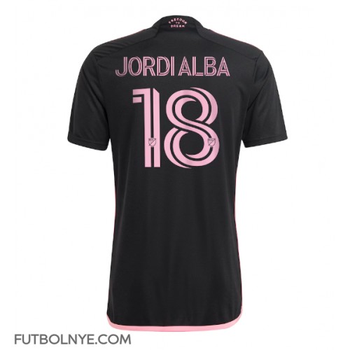 Camiseta Inter Miami Jordi Alba #18 Visitante Equipación 2024-25 manga corta